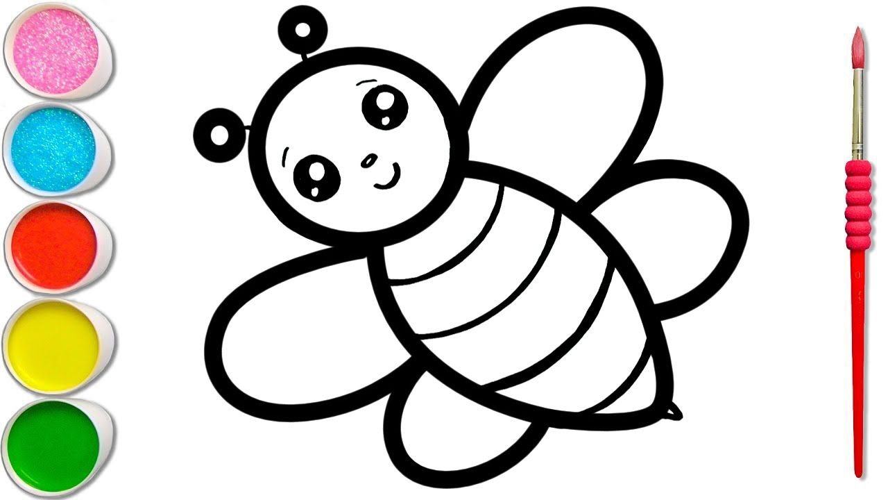Bolalar Uchun Asalarilarni Qanday Chizish Mumkin/How To Draw A Bee For Children