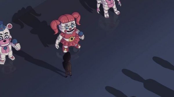 Вступительная анимация FNAF Sister Location animated By (Jaze Cinem) Перевод взят с канала Liamsi