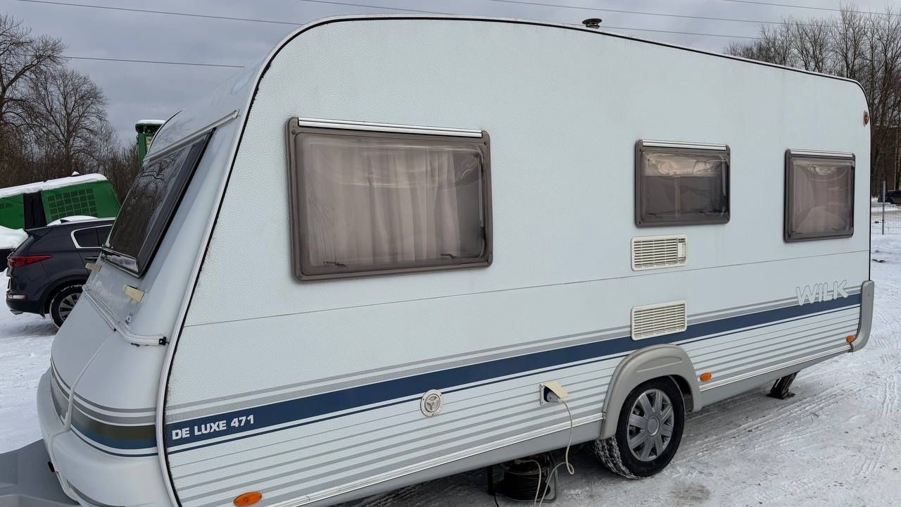 немецкий караван-турист,дом на колёсах,кемпер,трейлер WILK на 4 места с палаткой из Нидерландов