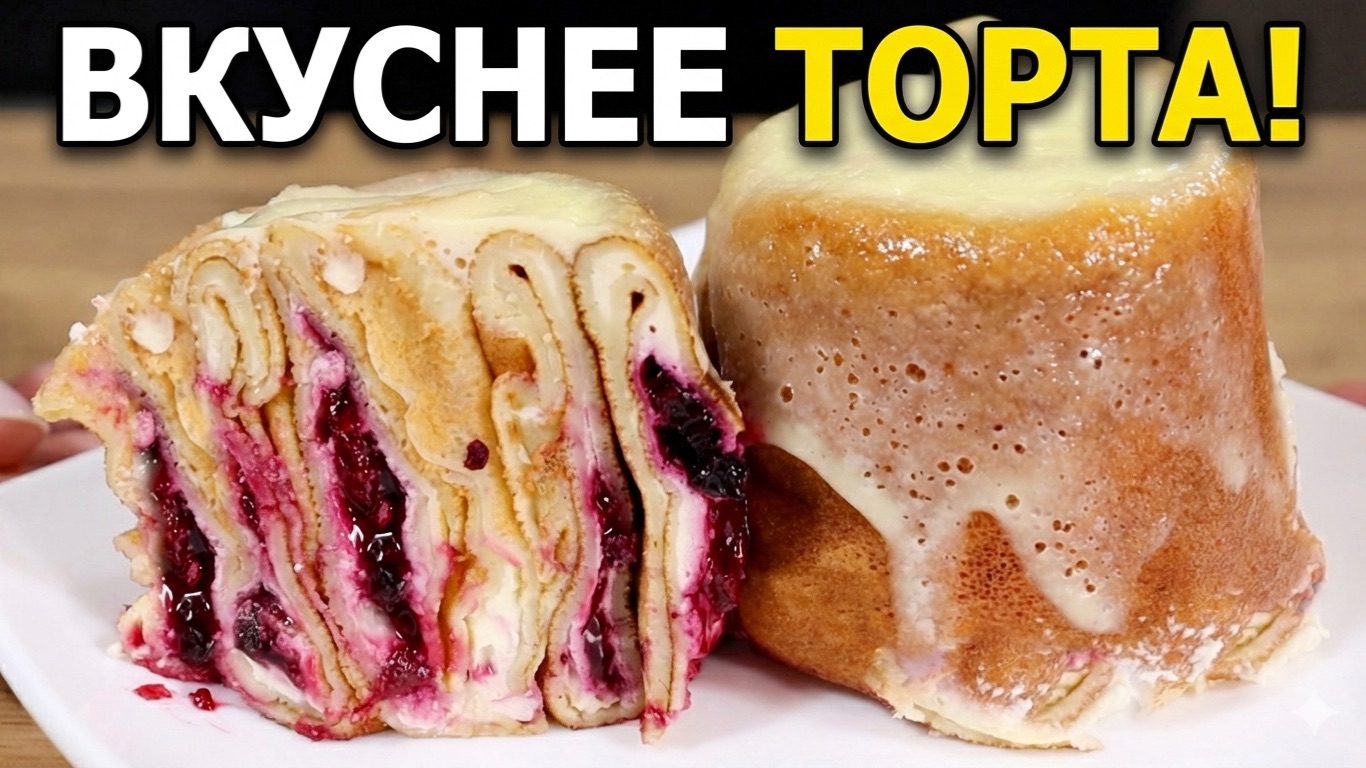 ТАК блины вы ещё не готовили! Секретный способ формовки «2в1» | ЭТО ПРОСТО смотреть онлайн