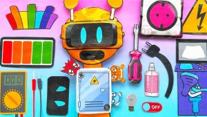 Sprunki GARNOLD Беременна 🤰/ Роды робота ) бумажные истории