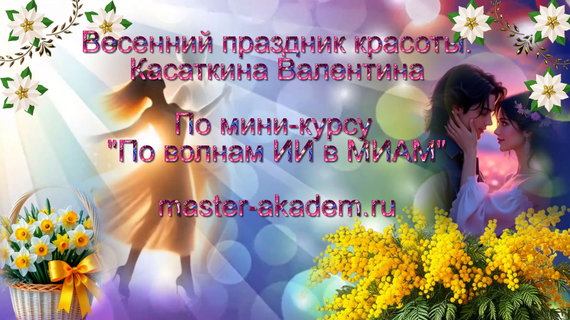 Весенний праздник красоты Слова авторские. Музыка: ИИ