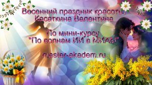 Весенний праздник красоты Слова авторские. Музыка: ИИ