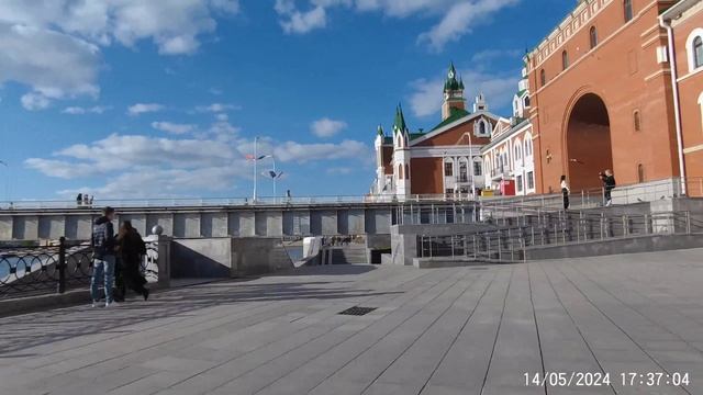 Набережная в мае. Йошкар-Ола май 2024
