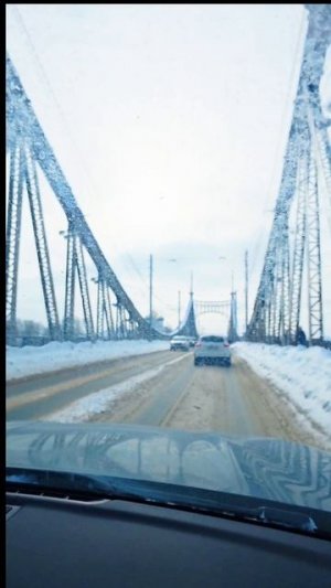 Старый Волжский мост в Твери