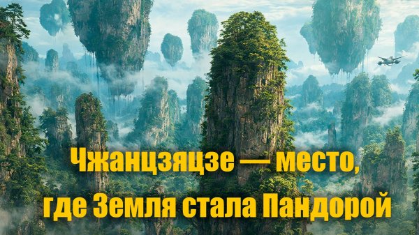 Чжанцзяцзе — место, где Земля стала Пандорой