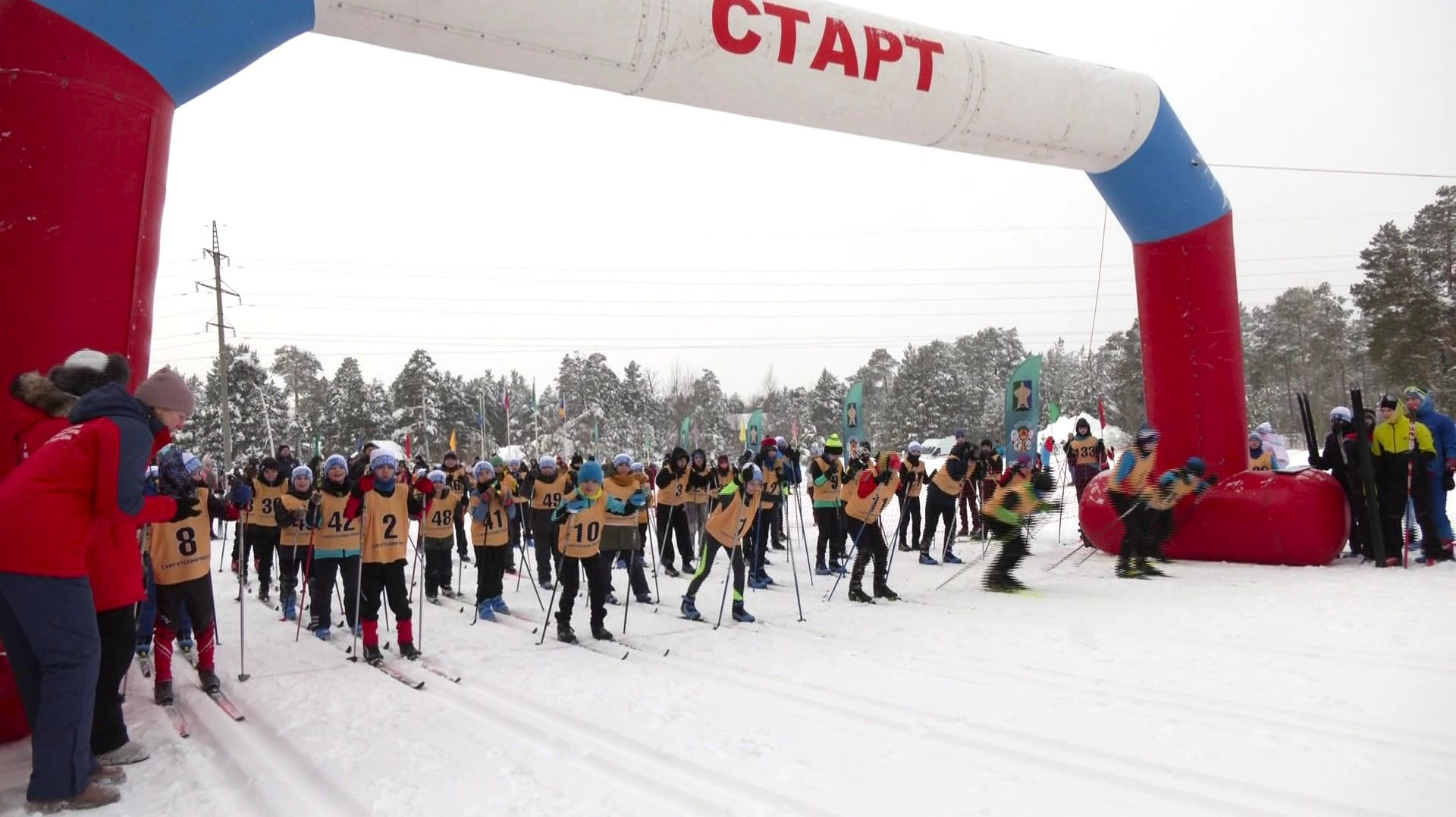 Более 350 жителей Сургутского района стали участниками «Лыжни России» смотреть онлайн