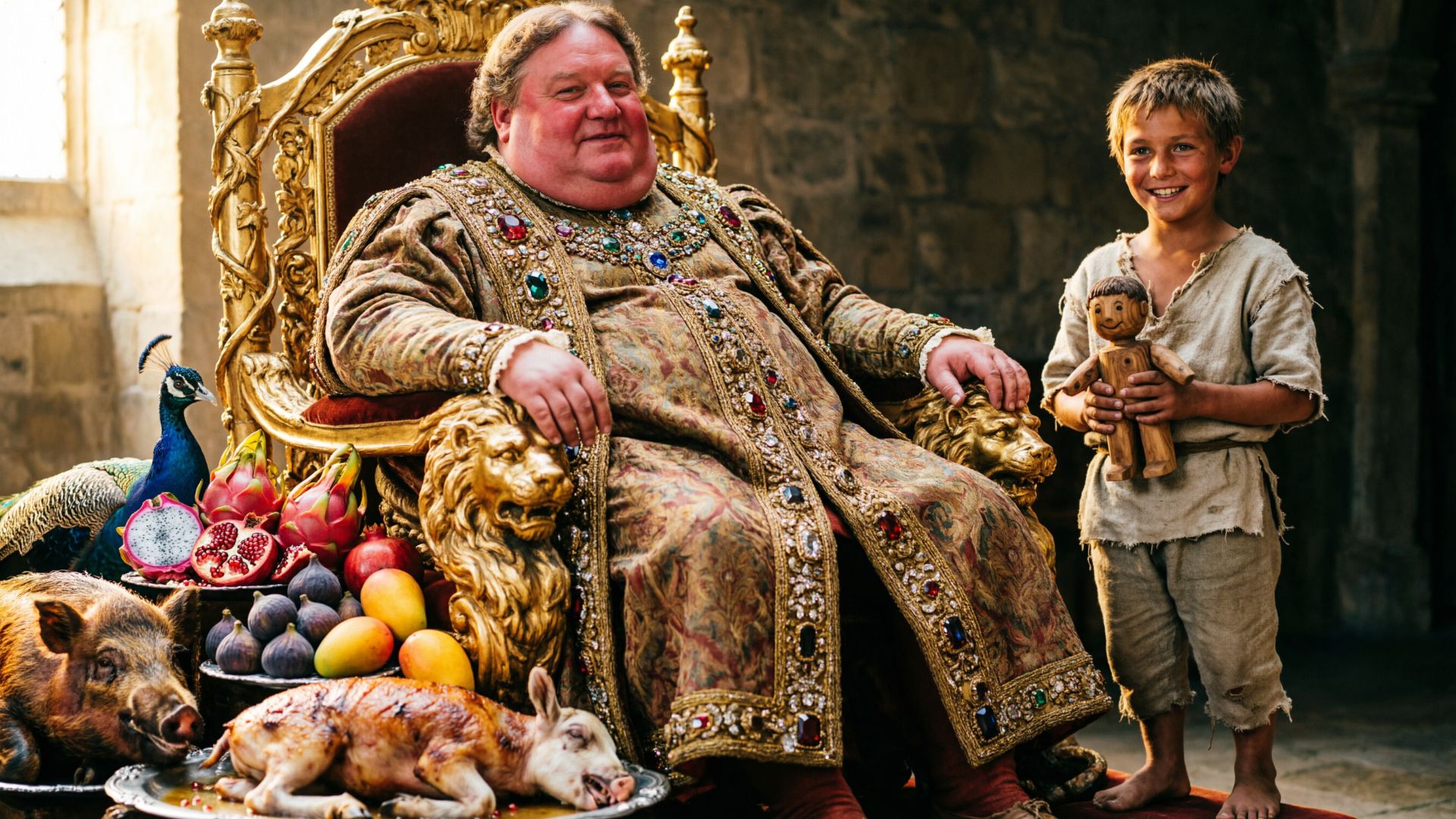 Одетый король или неволшебное платье короля