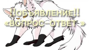 ОБЪЯВЛЕНИЕ «ВОПРОС - ОТВЕТ»