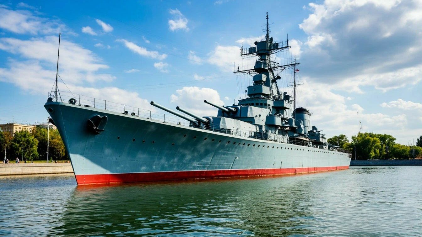 Мир кораблей. Бой на линкоре Лазареве. Много урона. смотреть онлайн