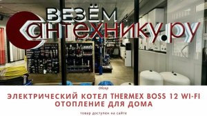 Электрический котел Thermex Boss 12 Wi-Fi — Умное отопление вашего дома