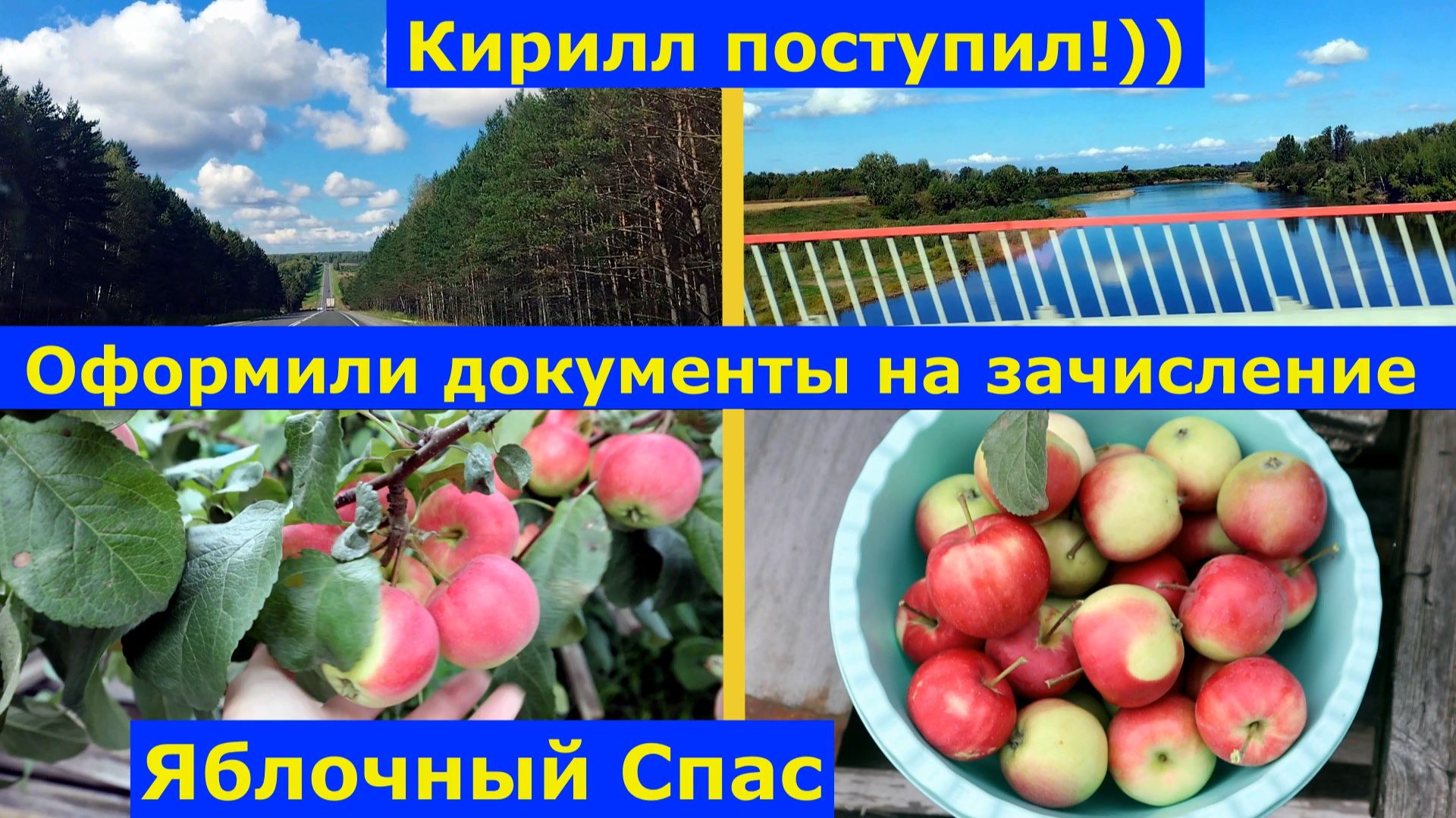 VLOG 19-20.08.2025г. Съездили в Кемерово. Яблочный Спас. #природа #тайга #Кемерово #яблоня смотреть онлайн