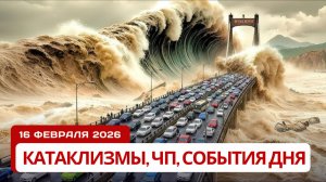 Новости Сегодня 16.02.2026 - Катаклизмы за сегодня, ЧП, События дня | Европа Индия США Россия Китай