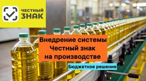 Как работает маркировка Честный знак для производства, экономный вариант