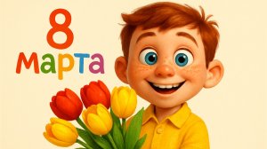 Поздравление с 8 марта. Песенка от детей детского сада. Поздравляем маму.