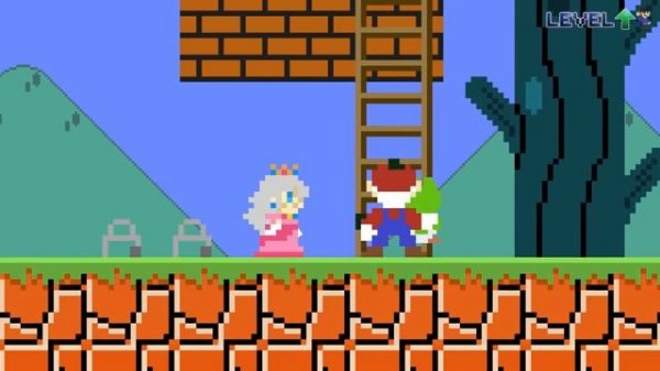 Mario and Peach grow old together Valentines Mini!