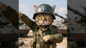 военный кот танцует