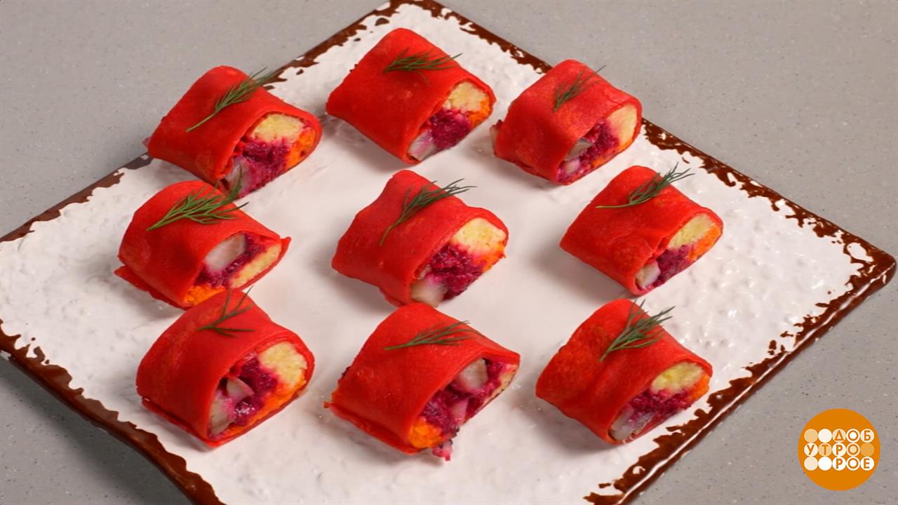 Снаружи - блин, внутри - селедка. Под шубой! Доброе утро. Фрагмент выпуска от 16.02.2026 смотреть онлайн