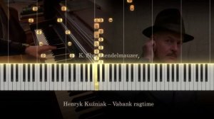 Х. Кузьняк - регтайм из к/ф "Ва-банк", фортепиано | H. Kuźniak - Vabank ragtime, piano tutorial