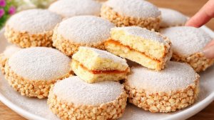 Тает во рту за секунды! Печенье с начинкой - Нереально нежное и вкусное