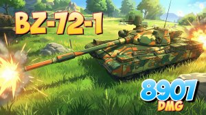 BZ-72-1 - 4 Фрагов 8.9K Урона • Мир Танков
