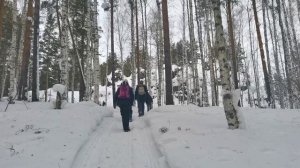 Зимняя прогулка на гору Дыроватик на Урале