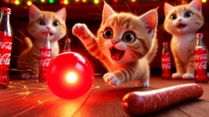 КРАСНАЯ ТОЧКА СВЕЛА КОТОВ С УМА 😱🔴