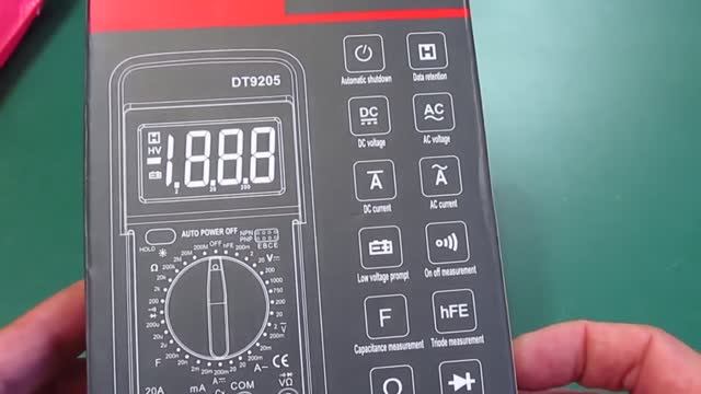 Мультиметр DT9205 смотреть онлайн