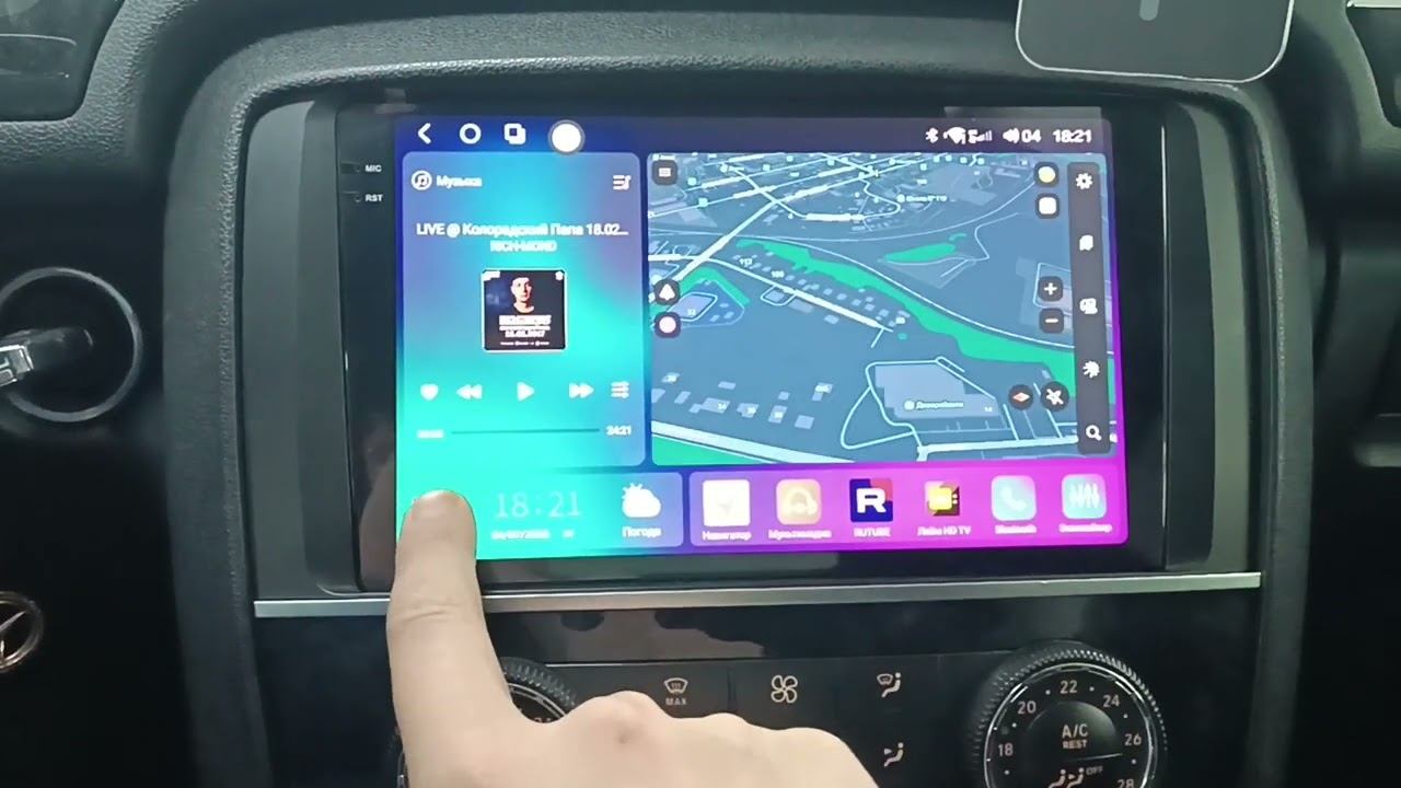 Магнитола D-audio Ultra 6 на Mercedec R-class