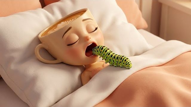 ПОКА БАЛЕРИНО КАПУЧИННО🩰СПАЛА, ЕЙ В РОТ ЗАЛЕЗ ЧЕРВЯК!!🪱КАК ЕЕ СПАСТИ?? РЕАКЦИЯ