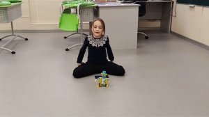 Выставка НТТ-2026. Гончарова Василиса, 7 лет. Снеговик.