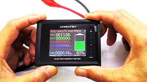 Тестер, кулоновый измеритель для различных батарей ATORCH CW24, DT24 и AT24 с Bluetooth до 380 Вольт