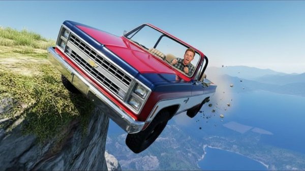 BeamNG Drive - Аварии и поломки внедорожников