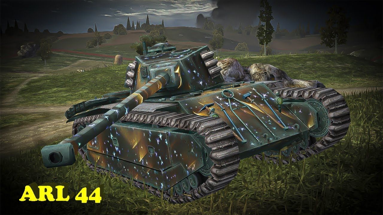 Tanks Blitz. ARL-44. Лучший тяжелый танк 6 уровня