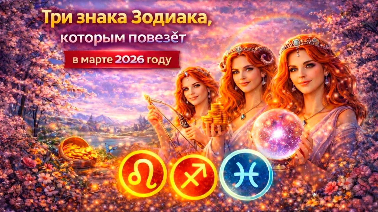 Три знака Зодиака, которым повезёт в марте 2026 года смотреть онлайн
