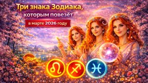 Три знака Зодиака, которым повезёт в марте 2026 года