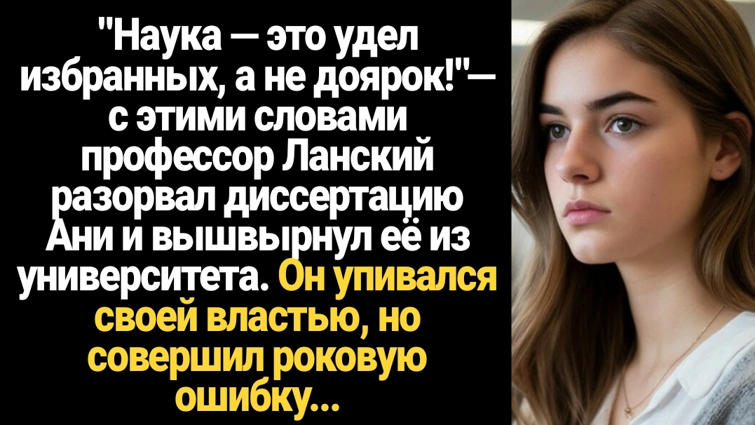 ИСТОРИИ ИЗ ЖИЗНИ/"Наука — это удел избранных, а не доярок!"— с этими словами профессор Ланский разор смотреть онлайн