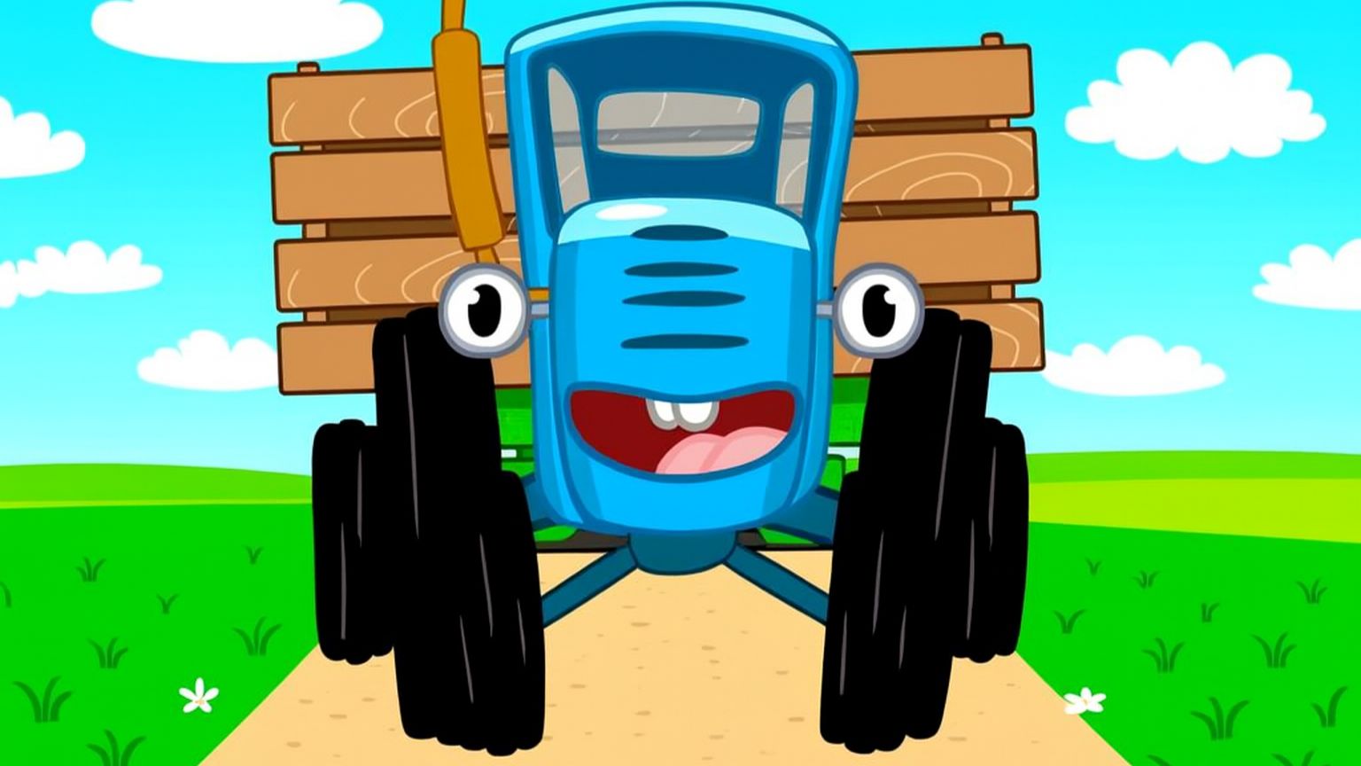 Синий Трактор по Полям｜Учим Цвета для Детей｜Синий Трактор Смотреть | Синий Трактор для малышей смотреть онлайн