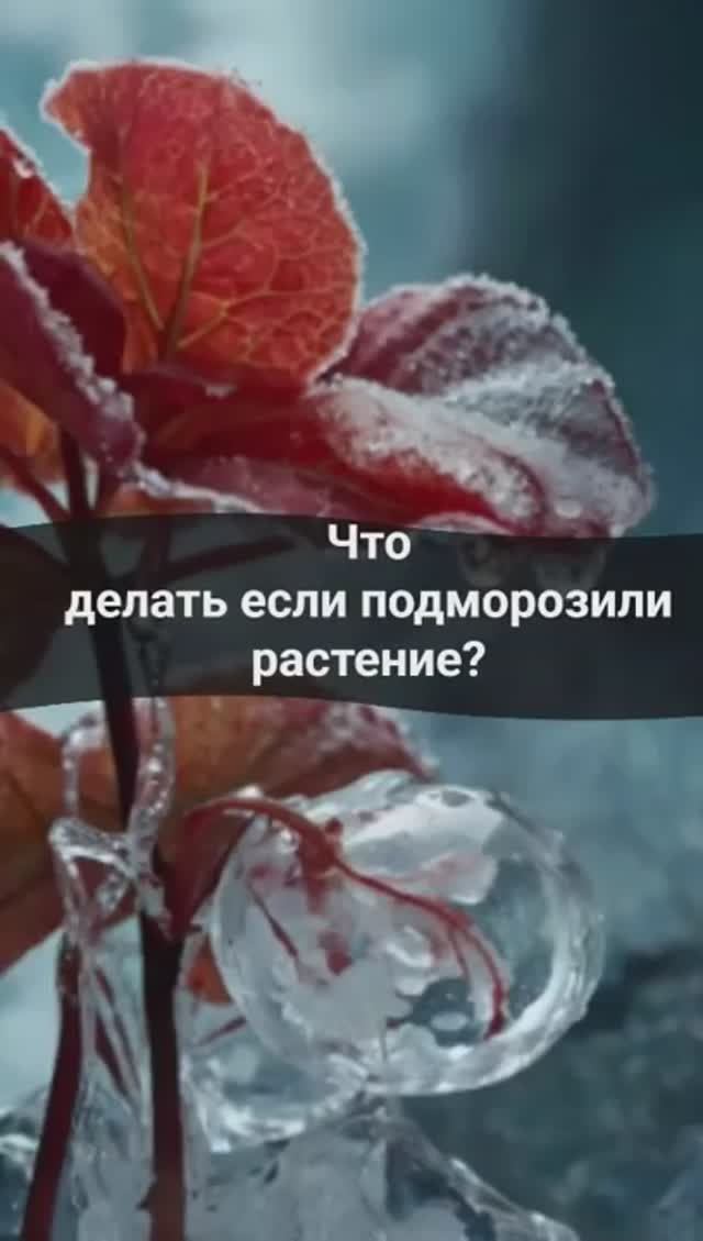 Что делать, если заморозили растение? #комнатныецветы #комнатныерастения смотреть онлайн