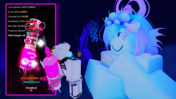 Модифицировал на МАКСИМУМ *CEREBRA* Удочку в ФИШ! | FISCH ROBLOX!