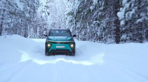 Первый российский электромобиль прошёл испытание сургутскими морозами