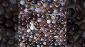 Агат "Ботсвана" качество 1А, шары 6,3-6,5/8,1-8,5/10,1-10,3 мм