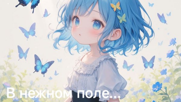 В нежном поле.....