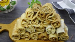 БЛИНЧИКИ С КУРИЦЕЙ И КАПУСТОЙ