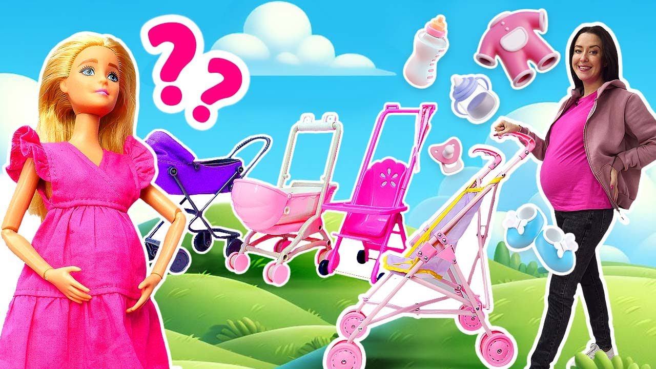Подготовка к рождению малыша с Барби – в поисках идеальной коляски! смотреть онлайн