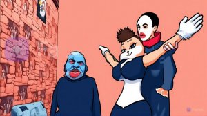 Боняша делает фаталити (маски, кукла, приколы, пародия на мортал комбат)