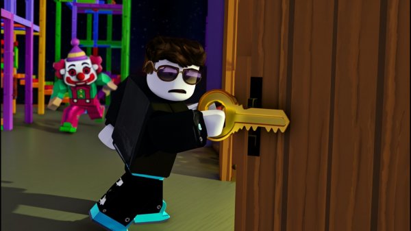 Roblox. Я нахожу ключи и открываю секретные двери но за мной охотятся монстры. Видео от Sam Game.