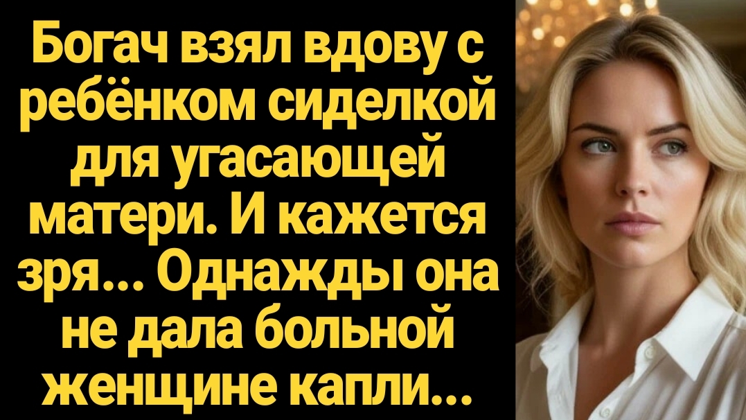 ИСТОРИИ ИЗ ЖИЗНИ/Богач взял вдову с ребёнком сиделкой для своей умирающей матери смотреть онлайн