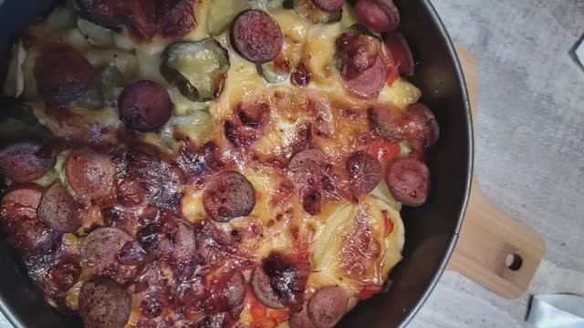 ЗАПЕЧЕННЫЙ КАРТОФЕЛЬ.Как торт . смотреть онлайн