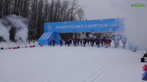 Более 8 тысяч жителей Самарской области вышли на старт "Лыжни России"